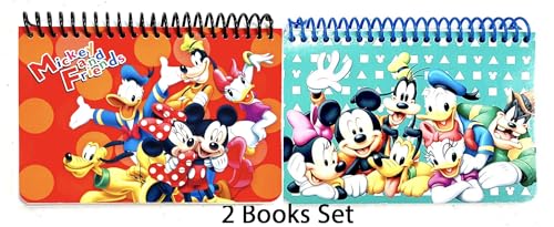 Carnet d'autographes Mickey Mouse Disney album de souvenirs enfant à spirales