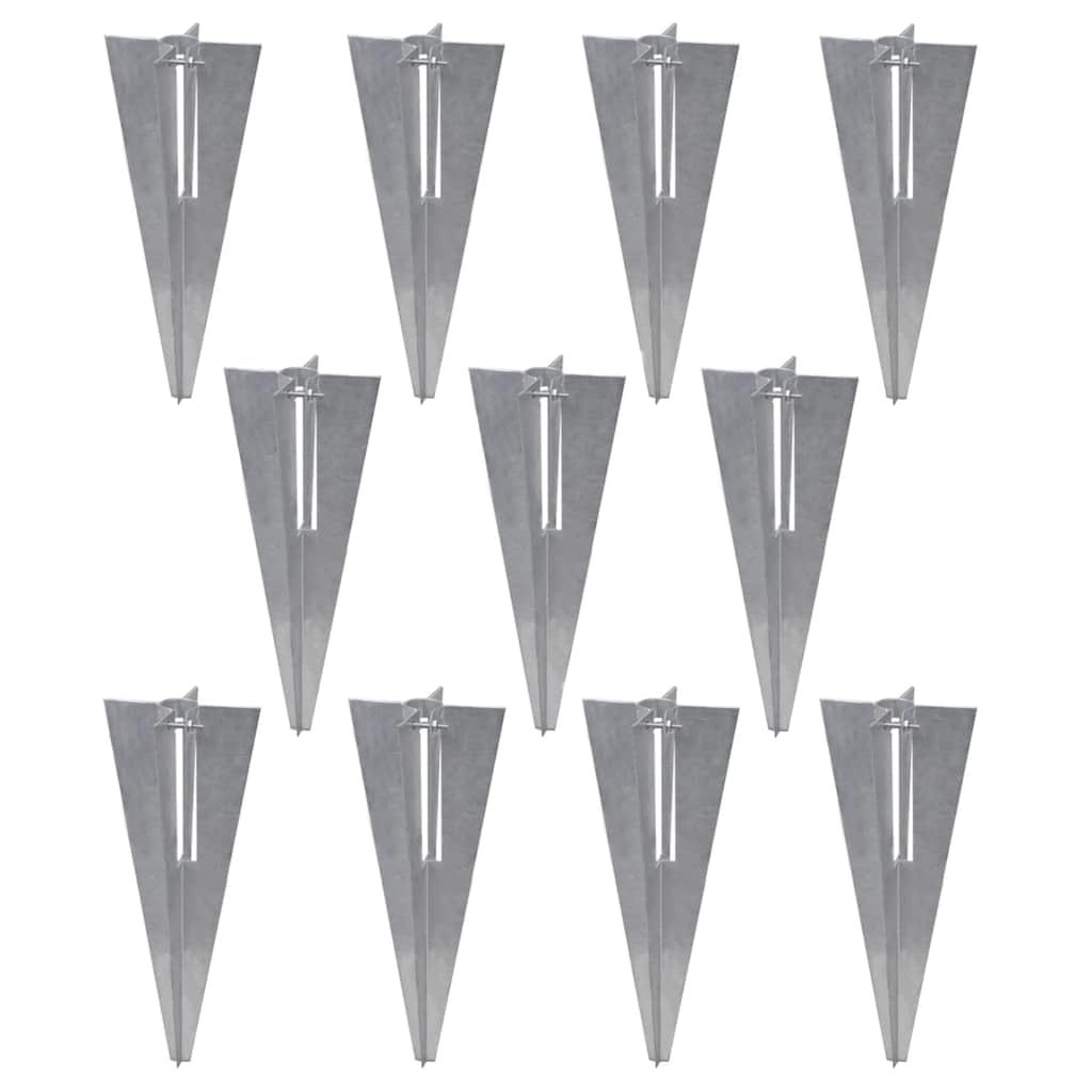 Set completo di recinzione in rete metallica, 25 x 1,5 m, zincata