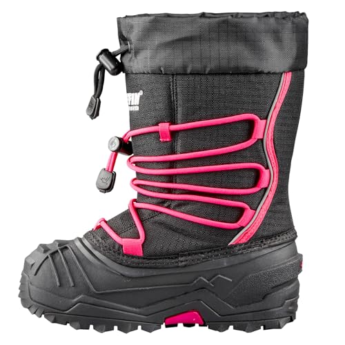 Baffin Kids' Junior YOUNG SNOGOOSE Insulated Waterproof Flexible Comfort-Fit Multi-Layer Tall Snow Boots w/Polar Rubber Base2