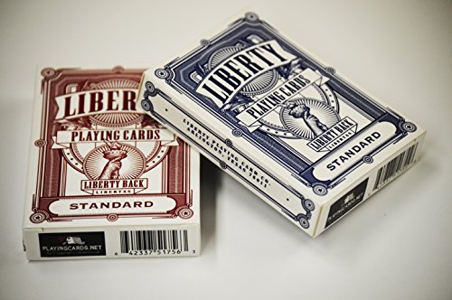 Liberty Set de 6 Barajas de Póker