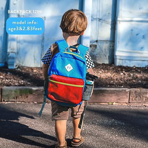 Image of STEAMEDBUN Toddler Backpack for Boys 2-4,Kindergarten Backpack for Boys,Preschool Backpack,Mini