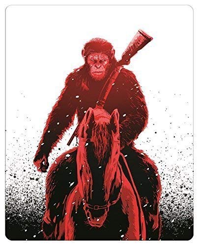 War for The Planet Of The Apes Steelbook 4K Ultra HD (War of The Planet Of The Apes) Uk Exclusive Limited Edition Bluray Region Free