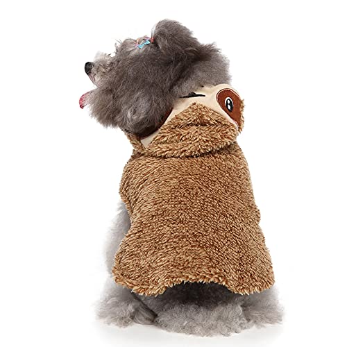 Disfraz para perro y gato talla S, diseño perezoso miniatura 6