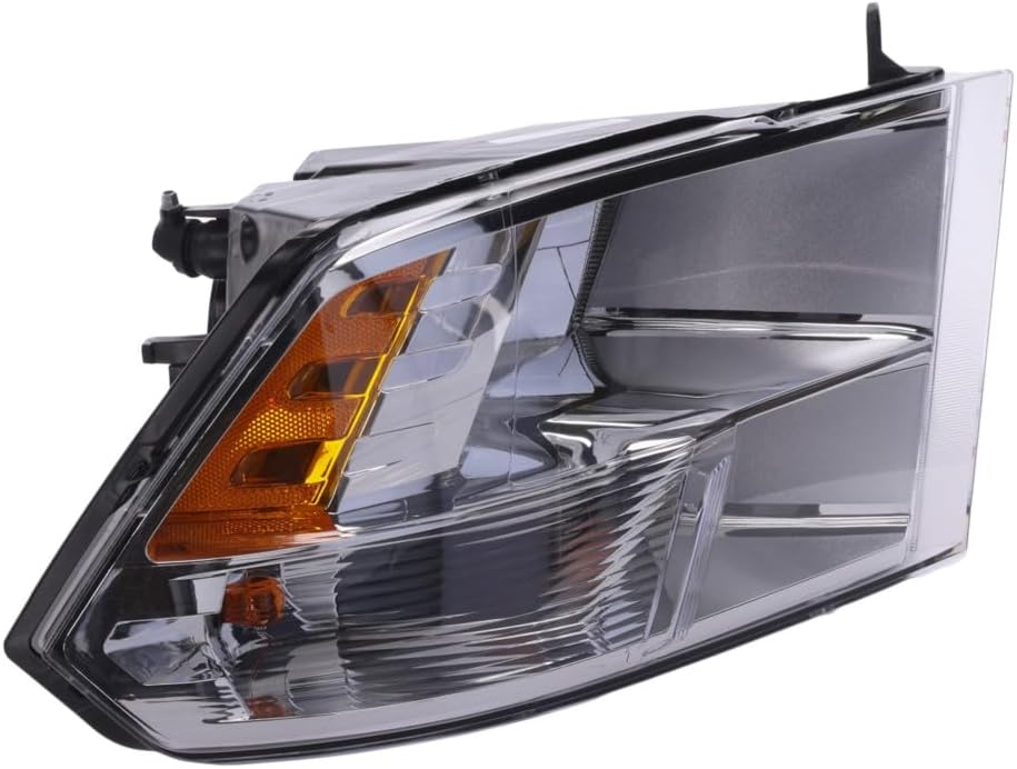 KarParts360 For Ram 1500 Classic 2019 2020 2021 2022 Headlight Assembly Passenger Side | Chrome Housing | With Bulbs | Standard | Replacement For CH2503242 | 68096438AC