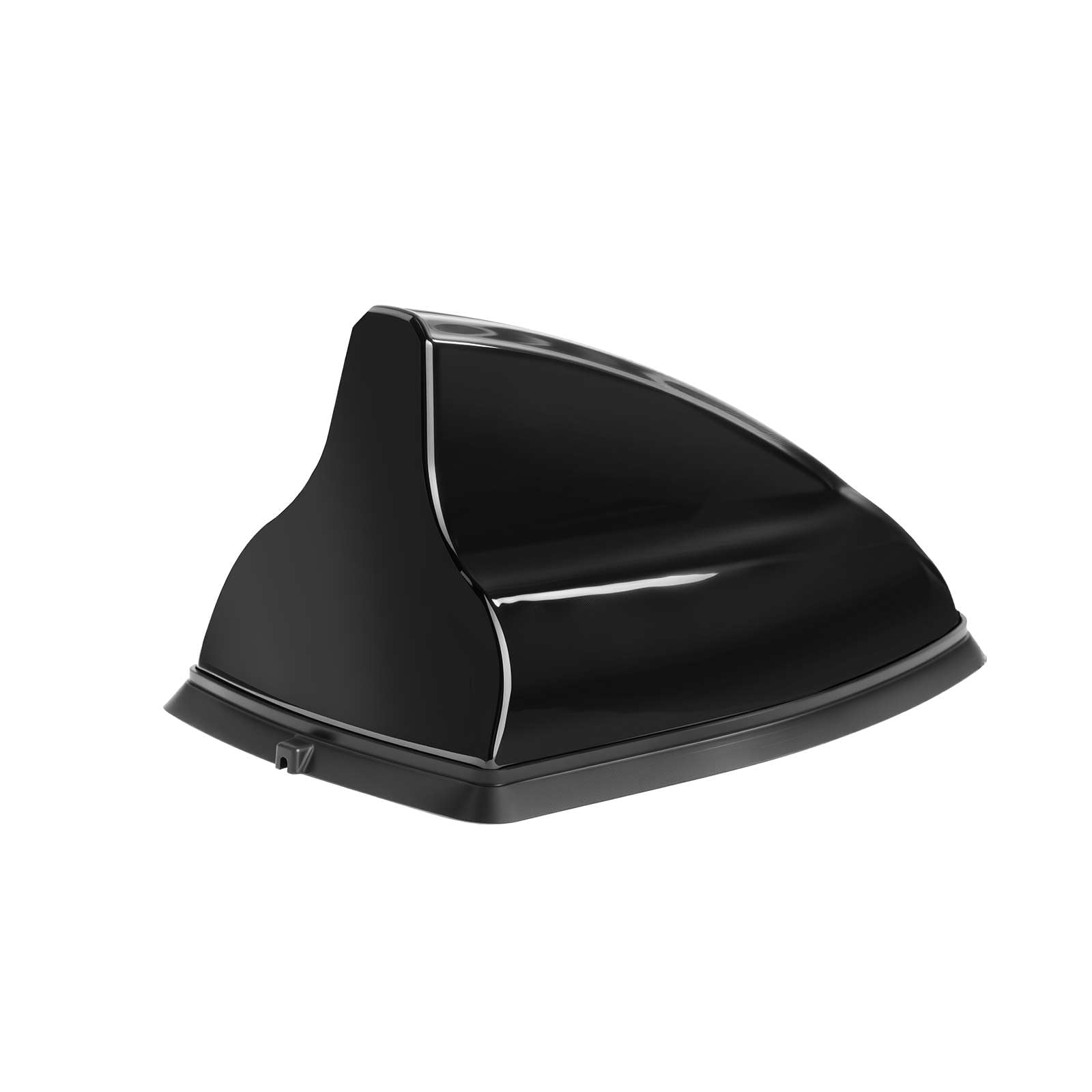 Bingfu Antenna Pinna Squalo Auto - Radio AM/FM, Ricezione Segnale Stabile, Bassa Resistenza al Vento e Design Elegante, Alloggiamento ABS Resistente con Nastro Adesivo per Maggior Parte Auto, Nero
