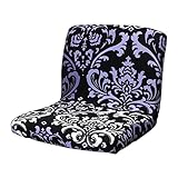 Respirant Matériel: La couverture de est fait de polyester et spandex, haute élasticité peut couvrir la chaise. Et la couverture est doux et confortable, respirant et durable.