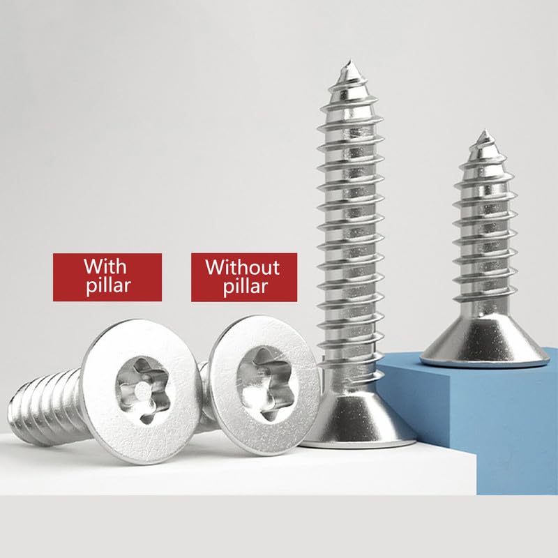 Tornillo autoperforante acero inoxidable M3.5 x 8 mm 50 pcs miniatura 3