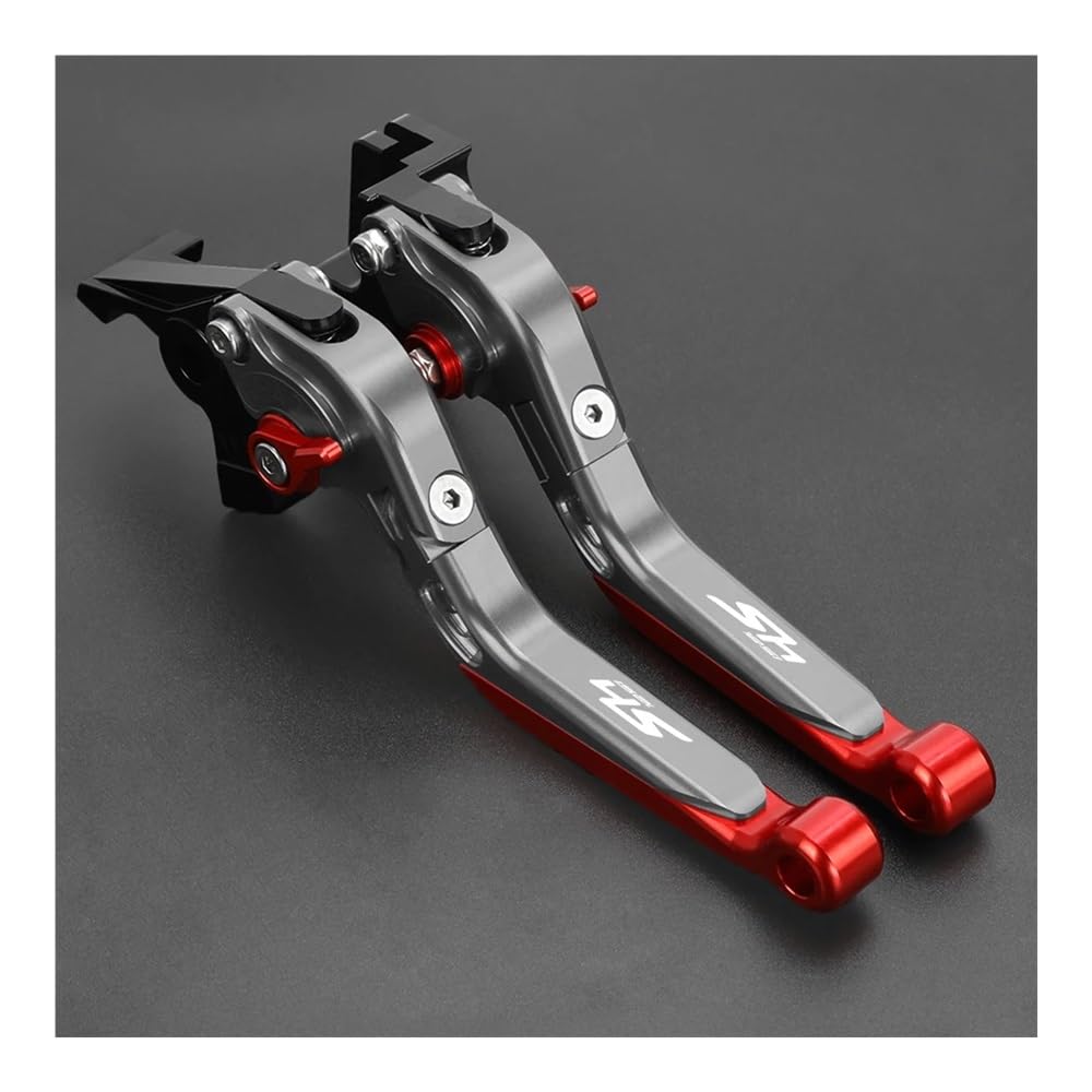 Gfjvcgjru Silver Motorcycle Brake Clutch Levers For Ho&N&Da Sh125 Sh125i Sh 125 125I 2008-2024 2023 2022 2021 Motorcycle Scooter Adjustable Extendable Folding Brake Clutch Levers