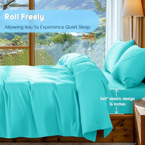 Image of SONORO KATE 1000 Series 100% Egyptian Cotton King Sheet Set,4 Pieces