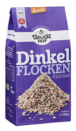 Bauckhof Bio Bauck Demeter Spelt Flakes Small Sheet (8 x 500 g)