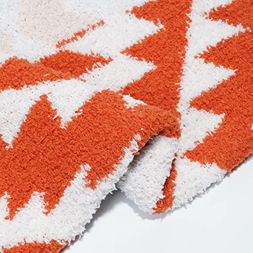 Premium Fleece Southwest Throw Blanket Super Soft Cozy Plush Reversible Aztec Throw For Couch, Sofa, Bed, All Season, 51"X63" #TOP5