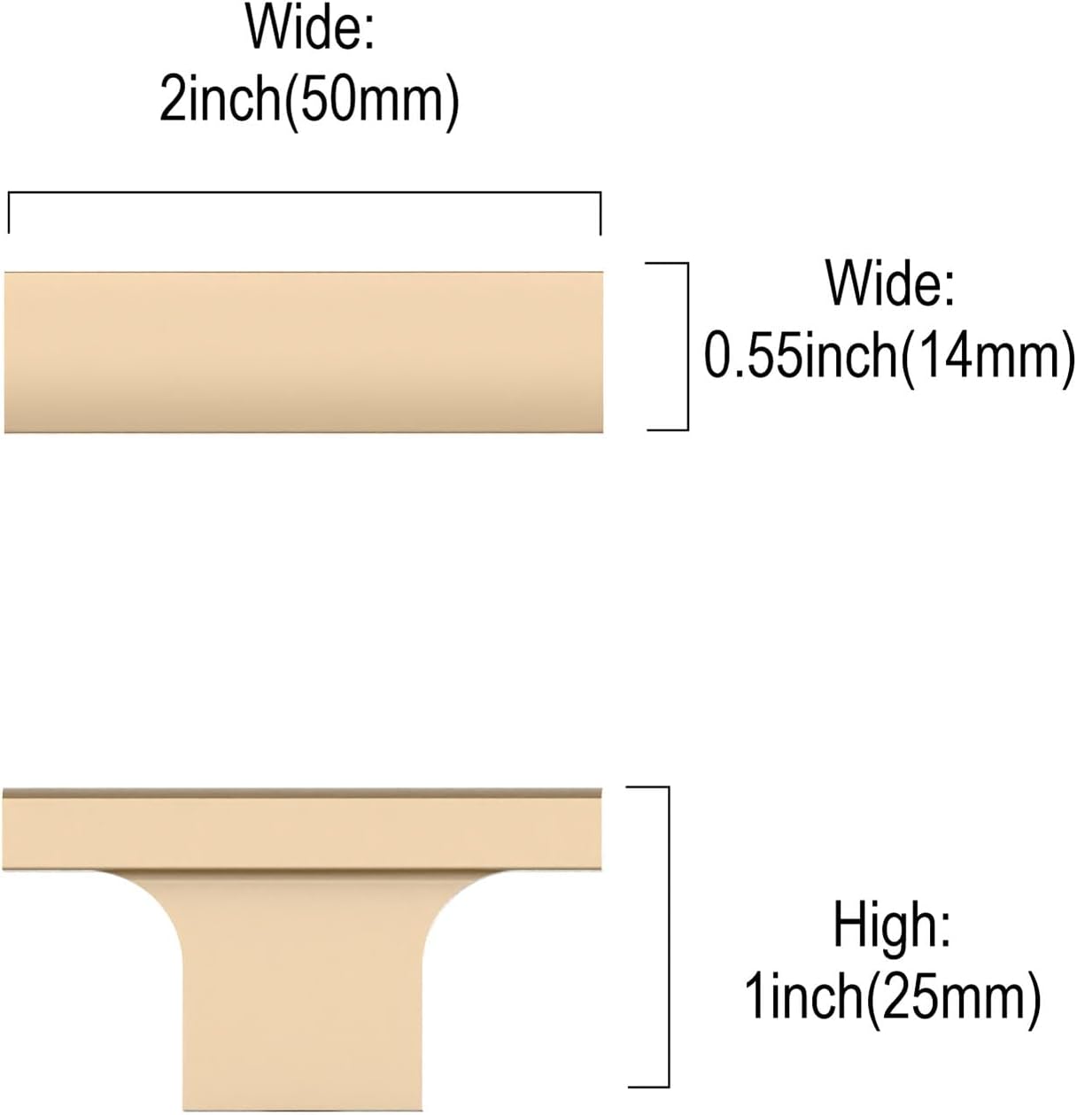 12 Pack Champagne Copper Cabinet Knobs Kitchen Cabinet Pulls Champagne Hardware for Cabinet Cupboard Dresser Handles CK0015