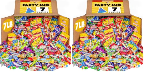 Image of A Great Surprise Assorted Candy Mix - 7 Pound BOX - Individually Wrapped Candies - Pinata Candy Mix (Pack of 2)