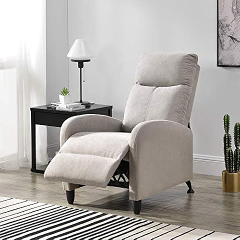 [en.casa] Sillón Relax Reclinable Poliéster Marrón thumbnail