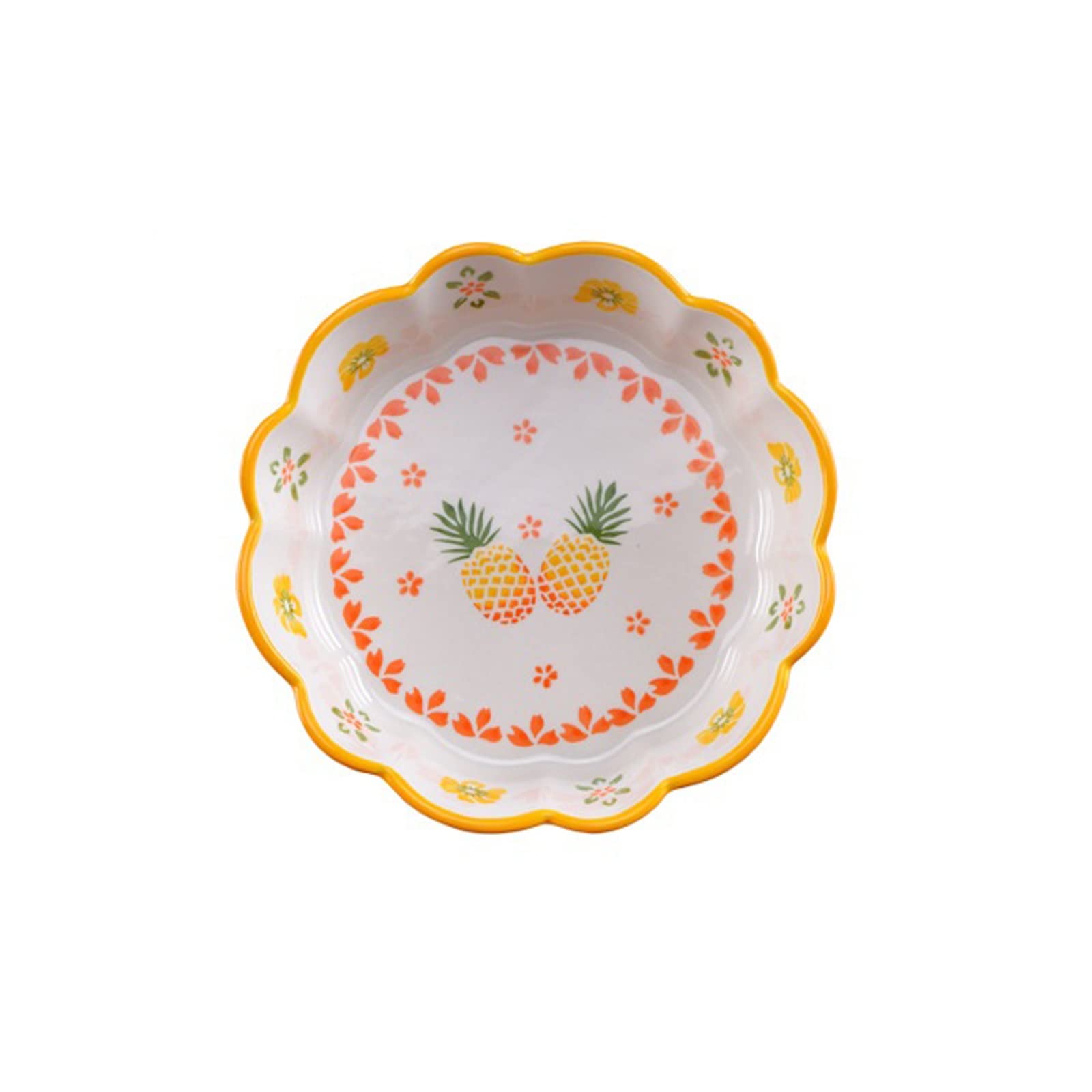 Japońskie formy do pieczenia, na owoce gospodarstwa domowego, miska do sałaty, ręcznie malowana miska deserowa, miska na ryż, natychmiastowe ceramiczne naczynia do lasagne, tiramisu i zapiekanek (A,L)