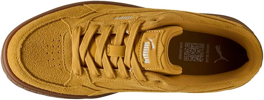 PUMA Womens Karmen Ii Idol Suede Platform Sneakers Shoes Casual - Yellow - Image 4