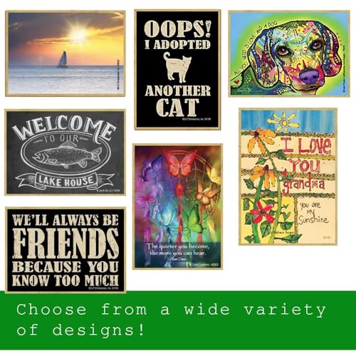 SJT-ENTERPRISES-INC-Let-Your-Faith-Be-Bigger-Than-Your-Fear-Wood-Fridge-Kitchen-Magnet-Primitive-Design-Made-in-USA-Measures-25-x-35-SJT00108 SJT ENTERPRISES INC Let Your Faith Be Bigger Than Your Fear Wood Fridge Kitchen Magnet Primitive Design Made in USA Measures 25 x 35 SJT00108