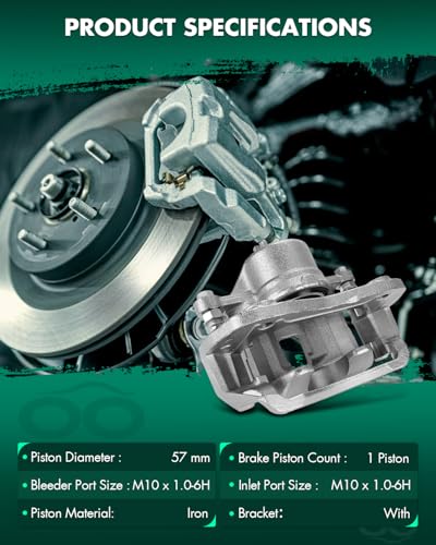 Image of SCITOO Front Left Brake Caliper With Bracket 19B2999 For Hyundai For Elantra 07-10 For Hyundai Sonata 06-10 For Kia Magentis 07-10 For Kia Optima 06-10
