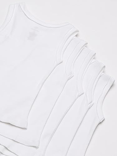 Vista 5 de HonestBaby Camisetas musculares sin mangas 100% algodón orgánico para bebés y niños pequeños, niñas