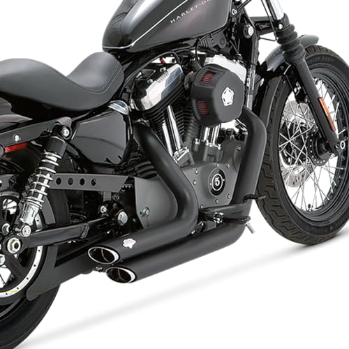 Vance & Hines 47219 Scarico sfalsato nero per Harley-Davidson Sportsters