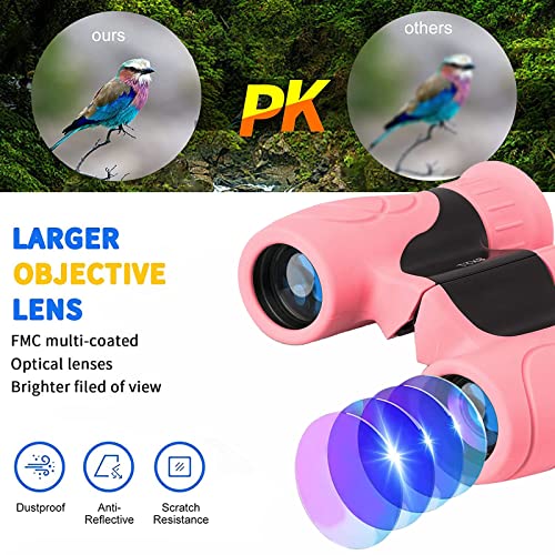 Binoculares para niños 8x21 alta resolución para observación de aves miniatura 5