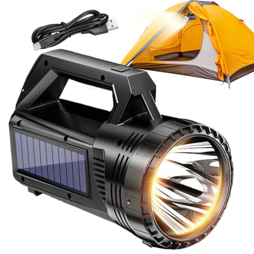 Lampe torche solaire rechargeable contre les pannes de courant en voyage