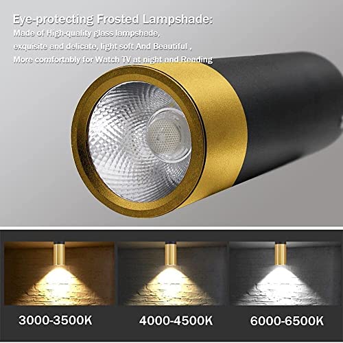 Lámpara moderna LED minimalista de aluminio anodizado con suspensión ajustable 3