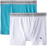 Tommy Bahama Men's 2 Pack Stretch Cotton Comfort Solid Boxer Brief