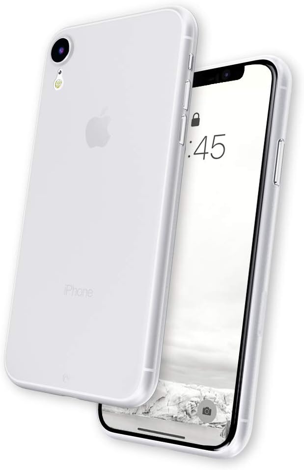 Caudabe Veil XT iPhone XR [Ultra Thin Case] with [Micro-Etched Matte Texture] for iPhone XR (Frost)