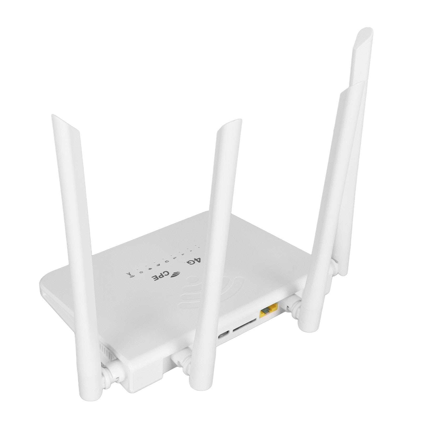 Sorandy Router Wireless 4G LTE con Slot per Scheda SIM, 300 Mbps (Spina