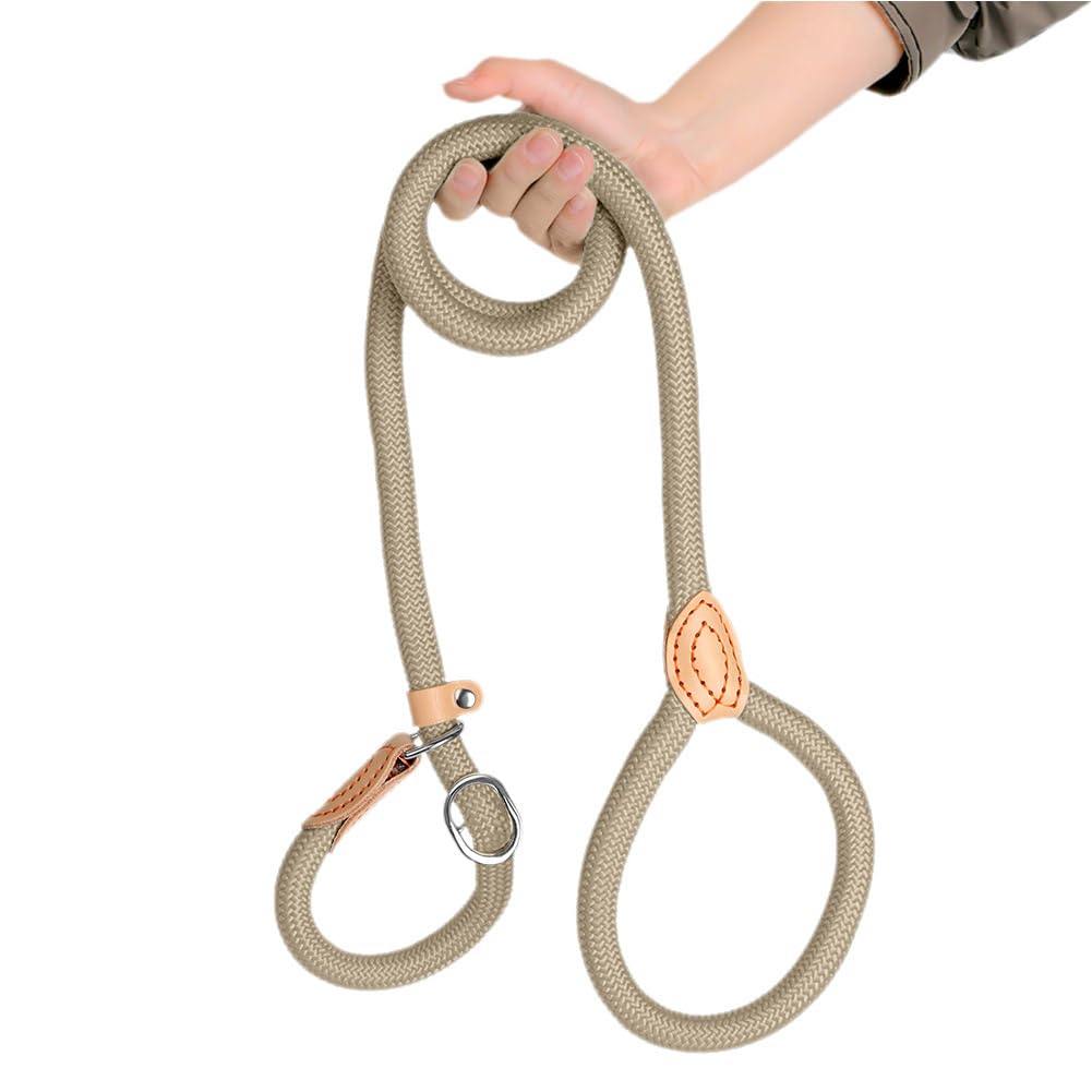 Awpland Slip Lead Dog Leash, Durable Nylon Dog Training Leashes for Large, Medium & Small Dogs