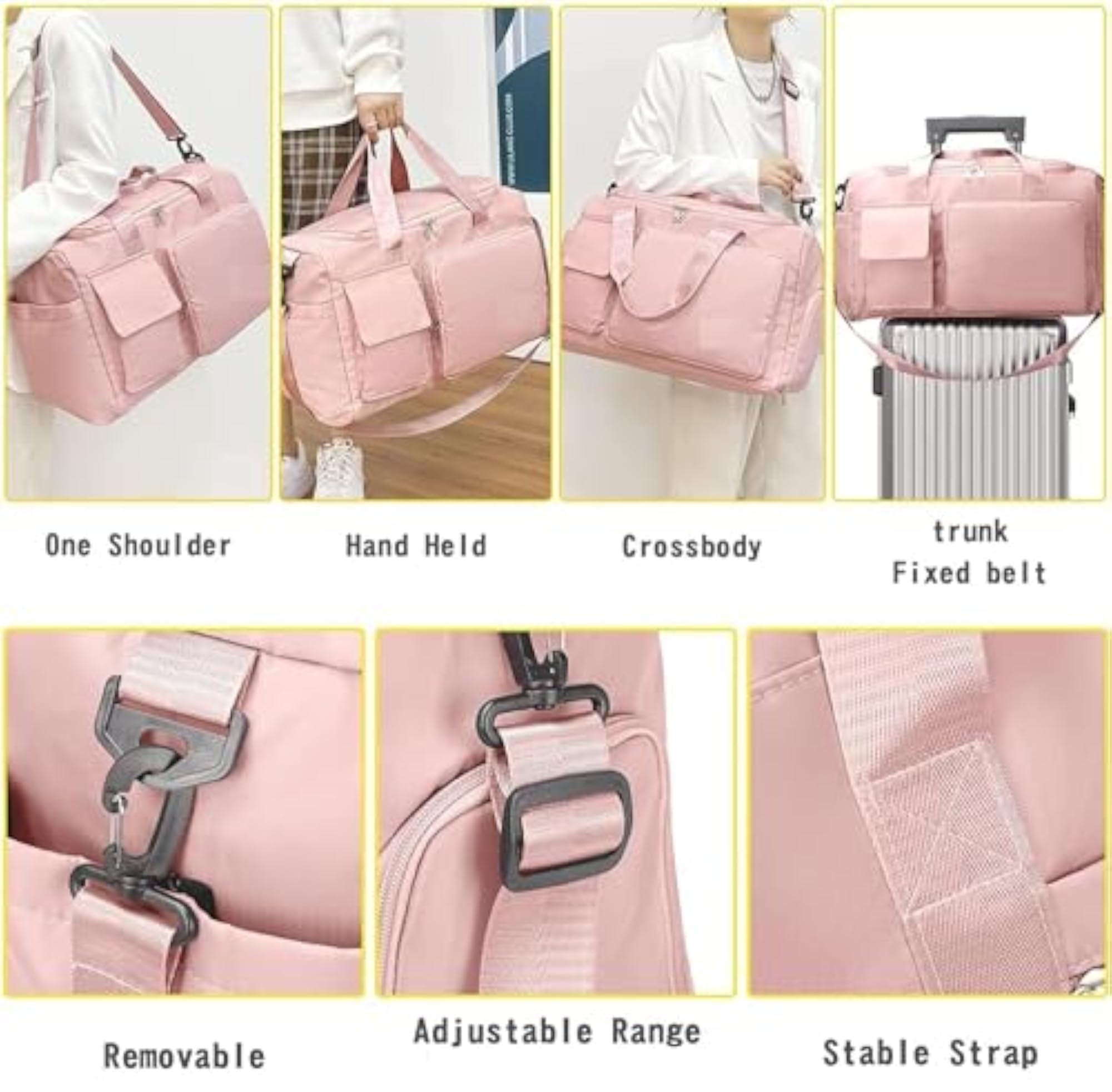 6 Pocket Multipurpose Travel Bag, Foldable