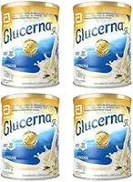 Glucerna sr 850g em pó sabor baunilha shake Kit 4