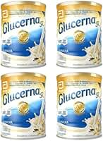 Glucerna sr 850g em pó sabor baunilha shake Kit 4