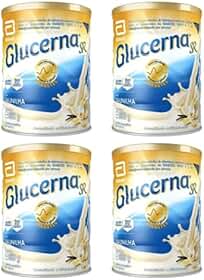 Glucerna sr 850g em pó sabor baunilha shake Kit 4