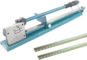 Manual Din Rail Cutter Tool Double Groove w/ 50CM Ruler for Cutting Din ...