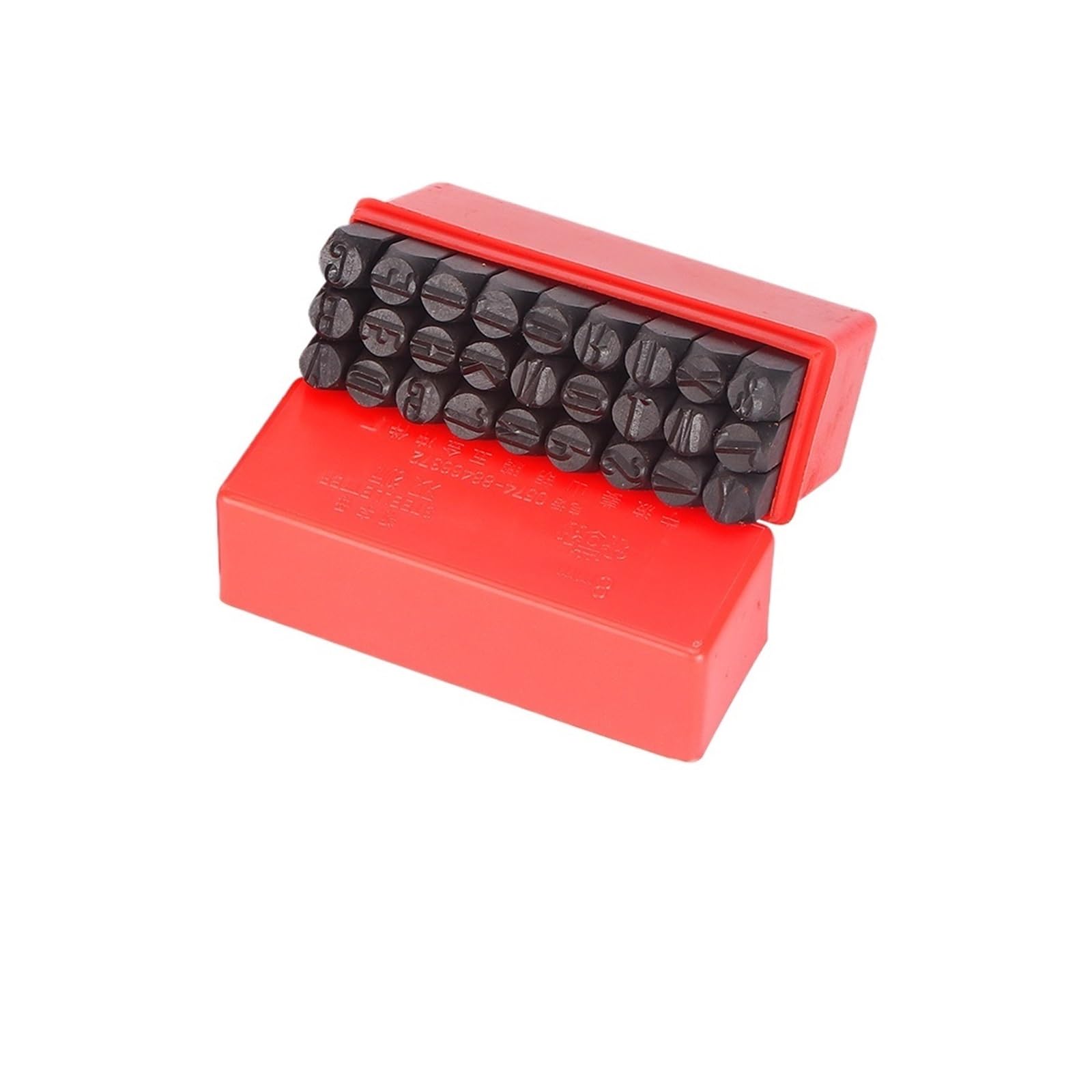 Leather Letter Stamp Set 8/10/12.5mm Alphabet Stamp Set Number & Letter Stamping Punch Kit Steel Die Embossing DIY Jewelry Leather(8mm Letters)