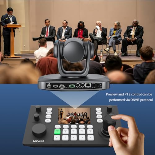 Controlador de cámaras de video PTZ con conector Rj45 para evitar cortes 7
