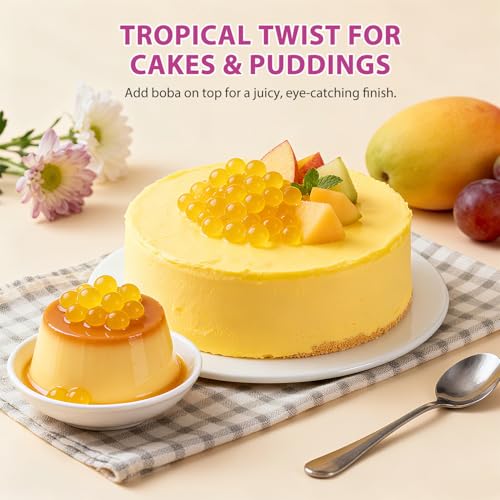 Image of Soeos Passion Fruit Popping Boba Pearls, 2.6 LB (1.2kg)