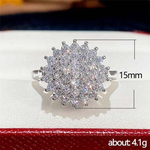 Luxury Sparkling Finger Rings for Women Wedding Ceremony Accessories Brilliant Cubic Zirconia Finger Jewelry4