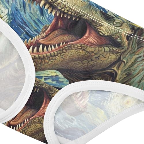 Pattern Girls Underwear Toddlers 2t Cotton Cute Panties Girl Roar Dinosaur Starry Night Underpants Briefs4