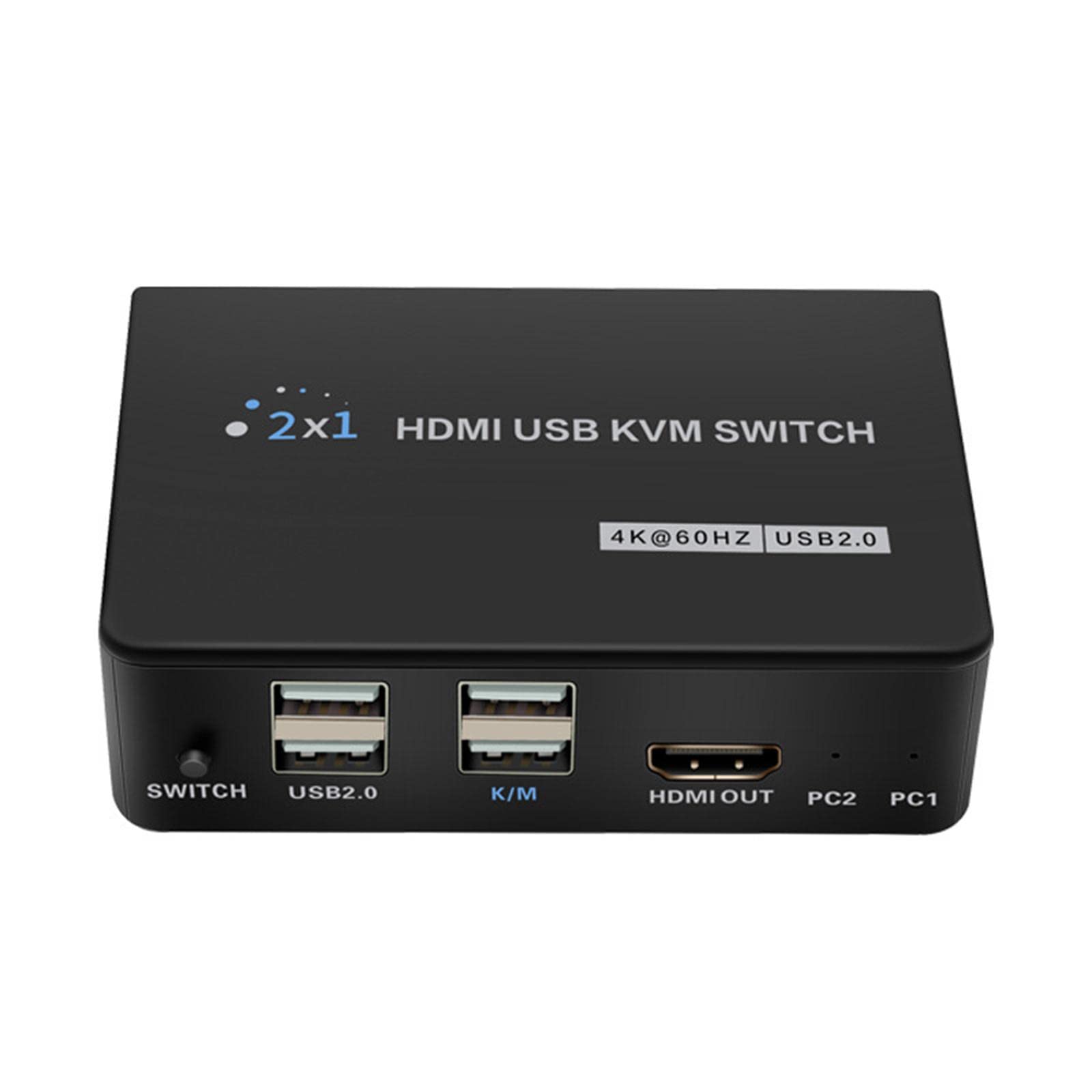 CALANDIS® USB 2.0 Kvm Switch 2 Port with USB Cable for Mouse Keyboard Monitor Sharing-image-27