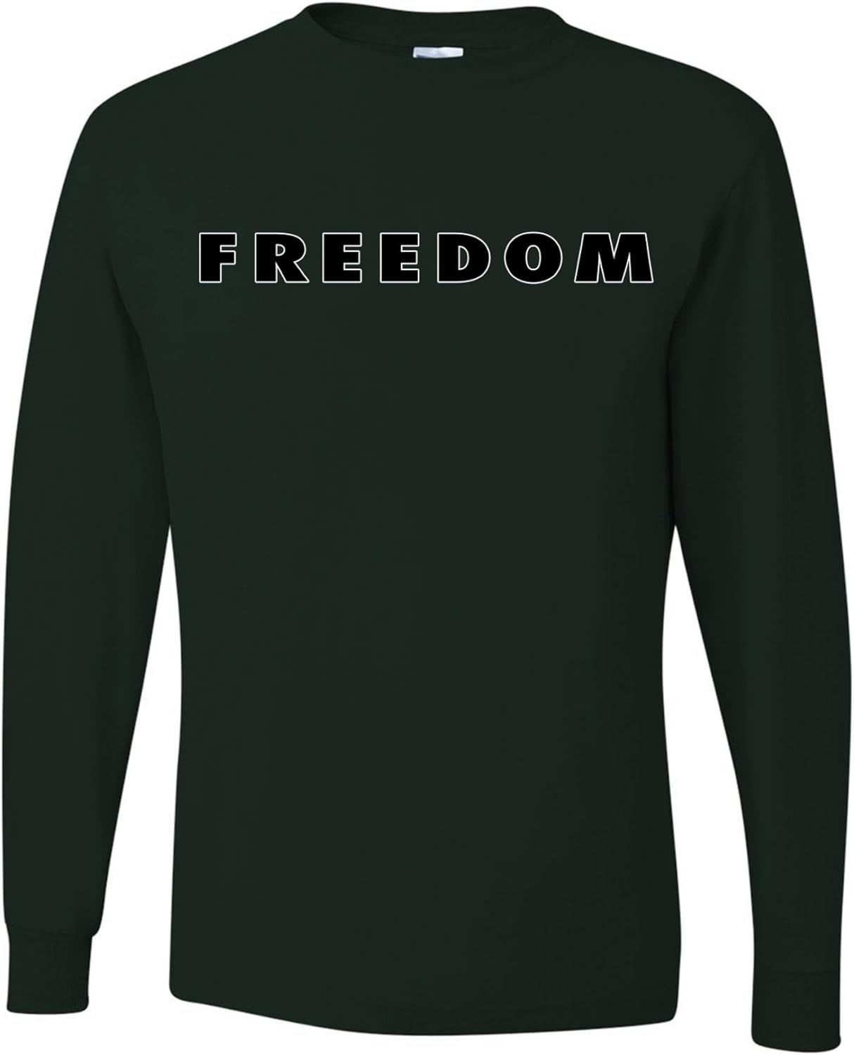 wild custom apparel Freedom Charlie Kirk Mens Long Sleeves