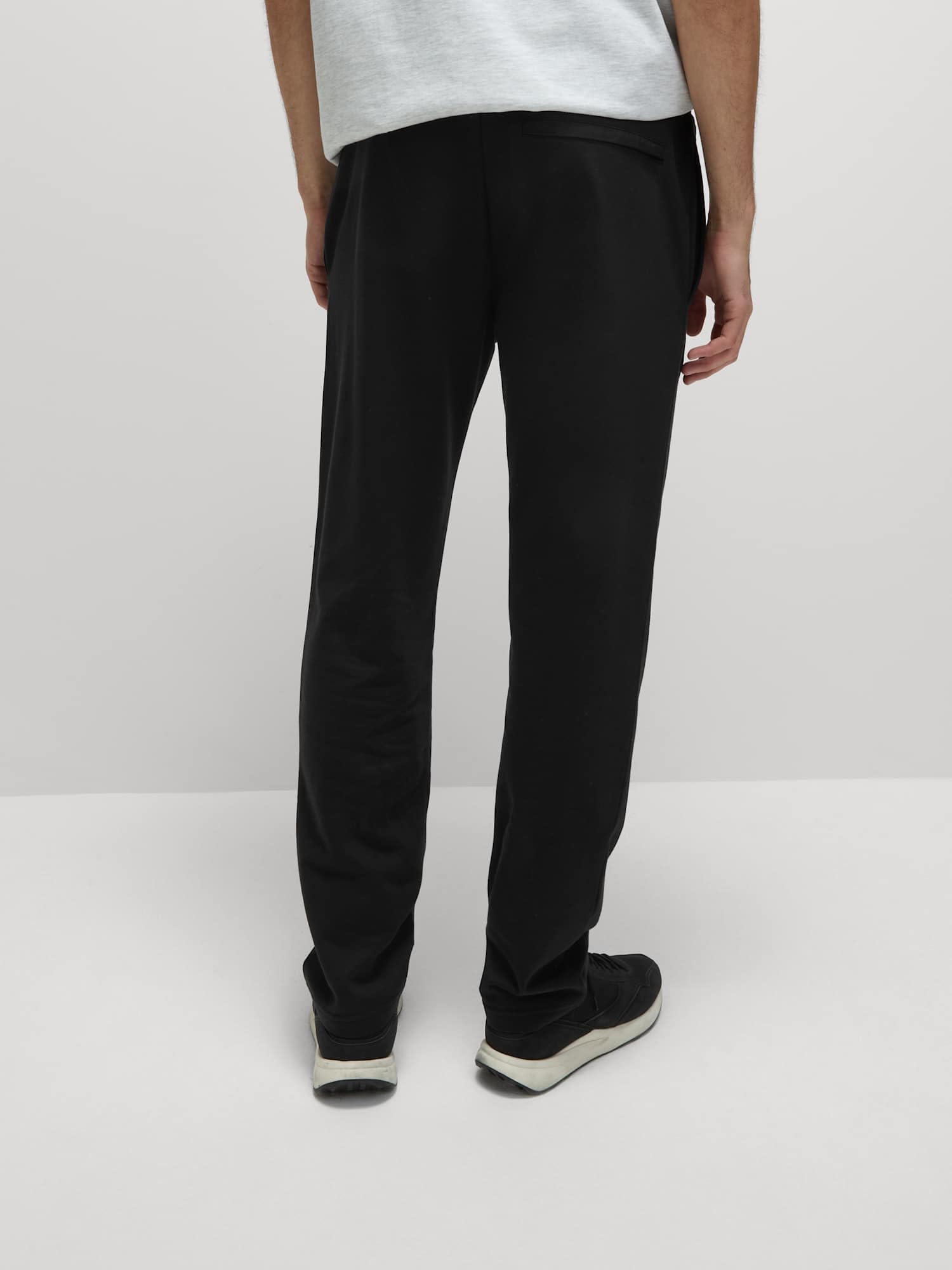 Marks & Spencer Pantalon de Jogging Droit en Coton Noir XXL
