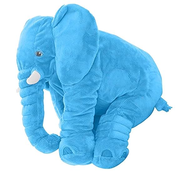 DearJoy Elephant Soft Toy (55cm, Blue)
