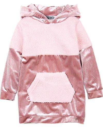 Girl's Hooded Velour Dress with Tights, Sizes 2-7