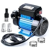 TIGEROAR Oil Transfer Pump 110V Electric Fuel Transfer Pump 18 GPM Kerosene Biodiesel Diesel Fuel Filling Oil Draining