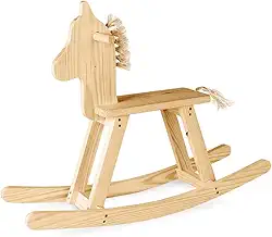 Carlu Brinquedos Cavalinho De Balanço Madeira