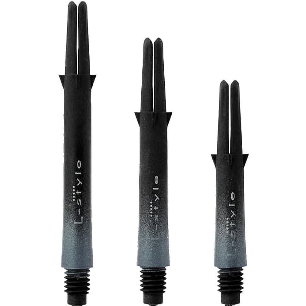 L-style L-Shaft Carbon Locked Dart Shafts – Lightweight Carbon Shafts for Soft Tip &amp; Steel Tip Darts – Set of 3