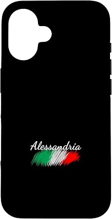 iPhone 16 Alessandria Italy Flag Italia Souvenir Matching Italian Case
